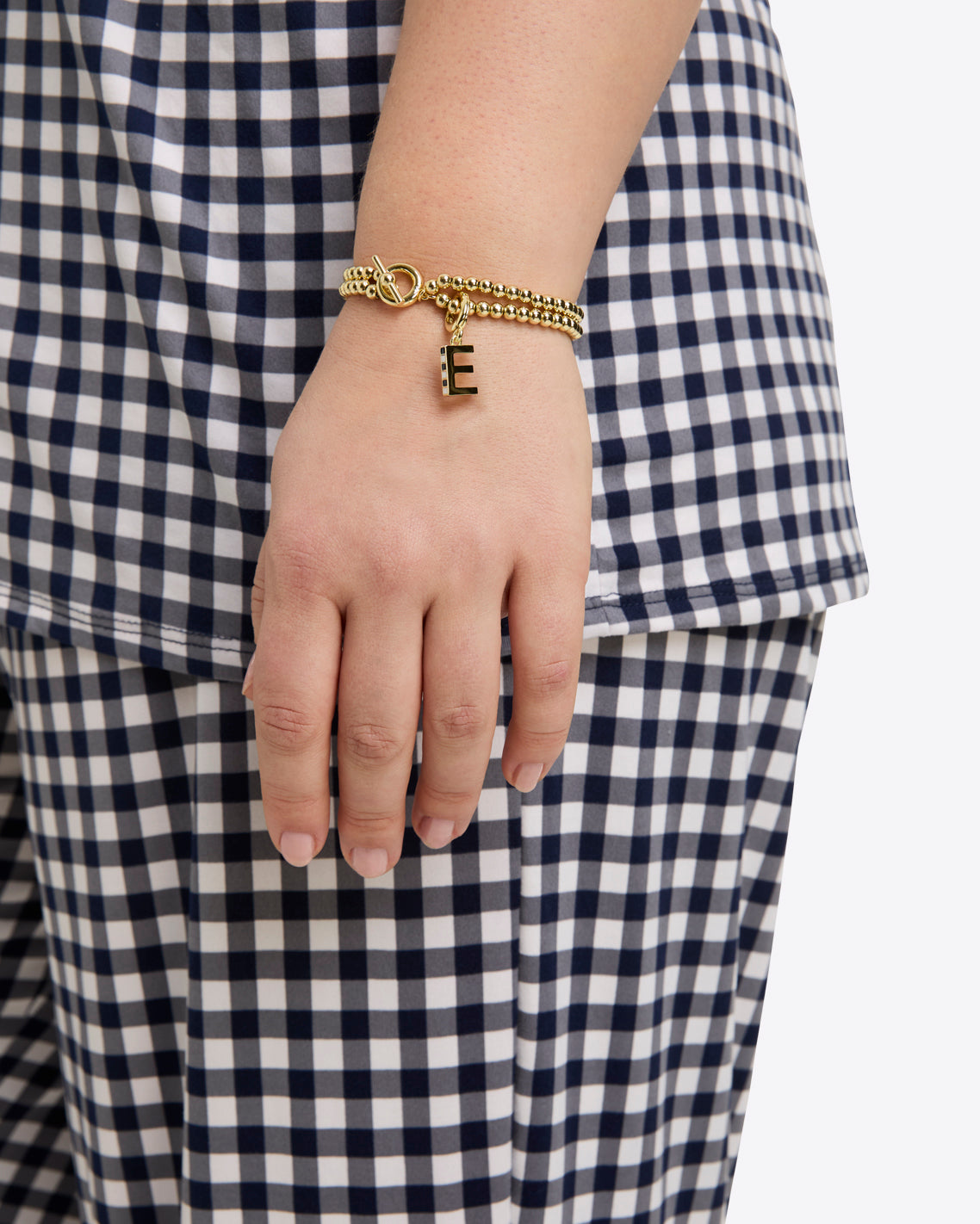 Gold Bead Stretch Bracelet