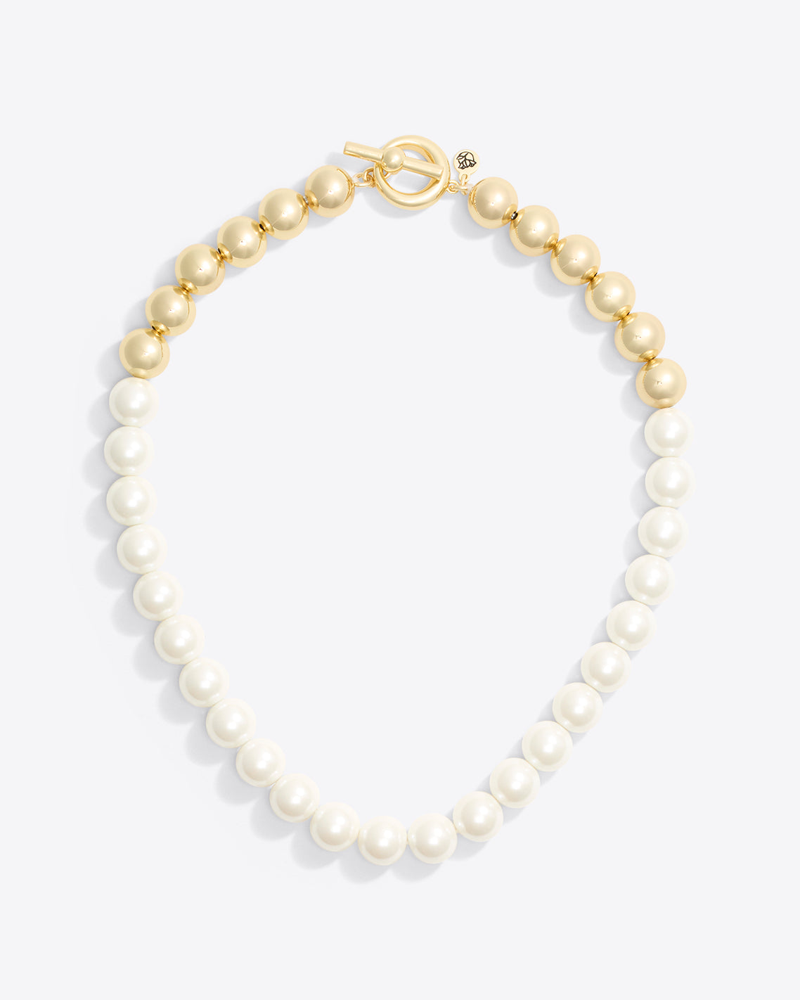 Pearl Gold Bead Necklace