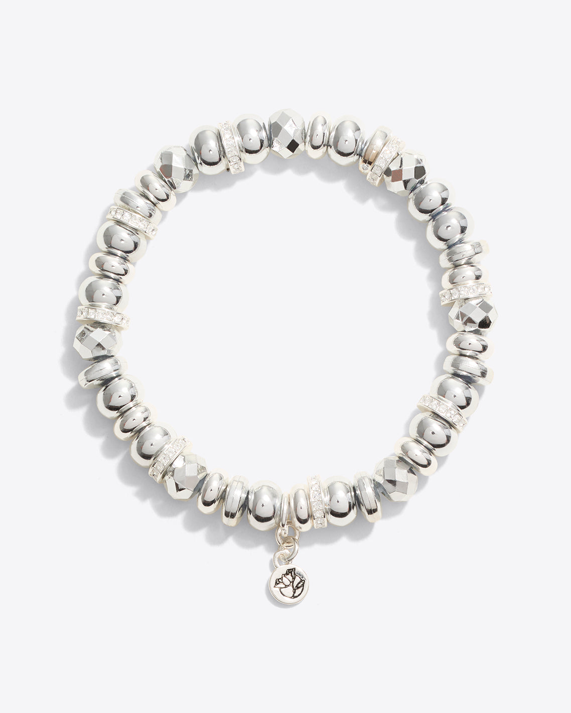 Stretch Bracelet in Silver