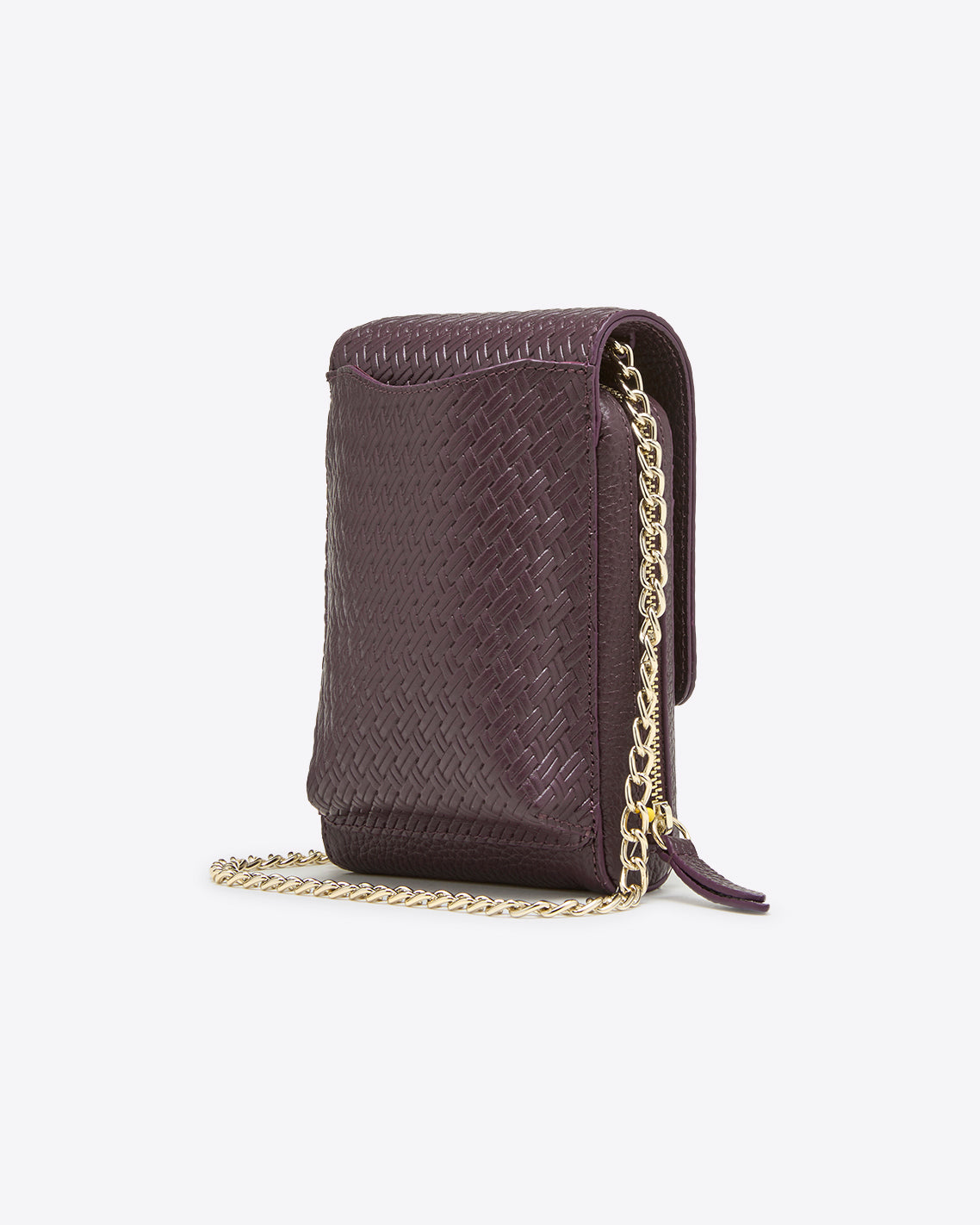 Phone Crossbody in Plum