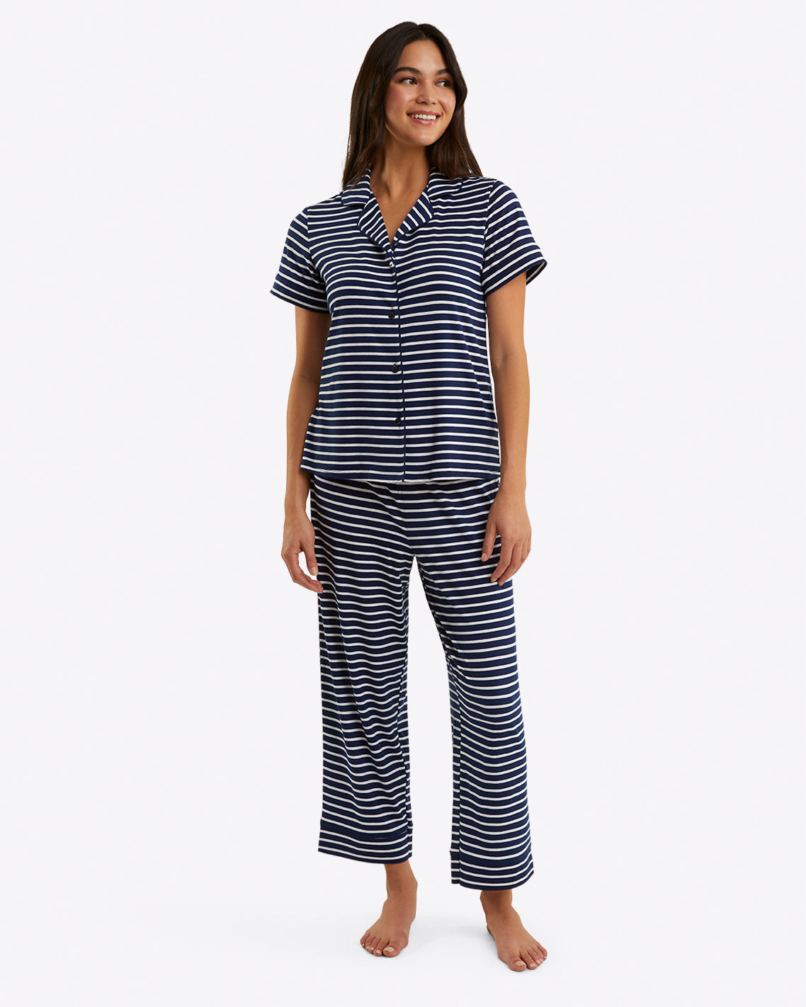 Linda Pajama Set Nautical Stripe