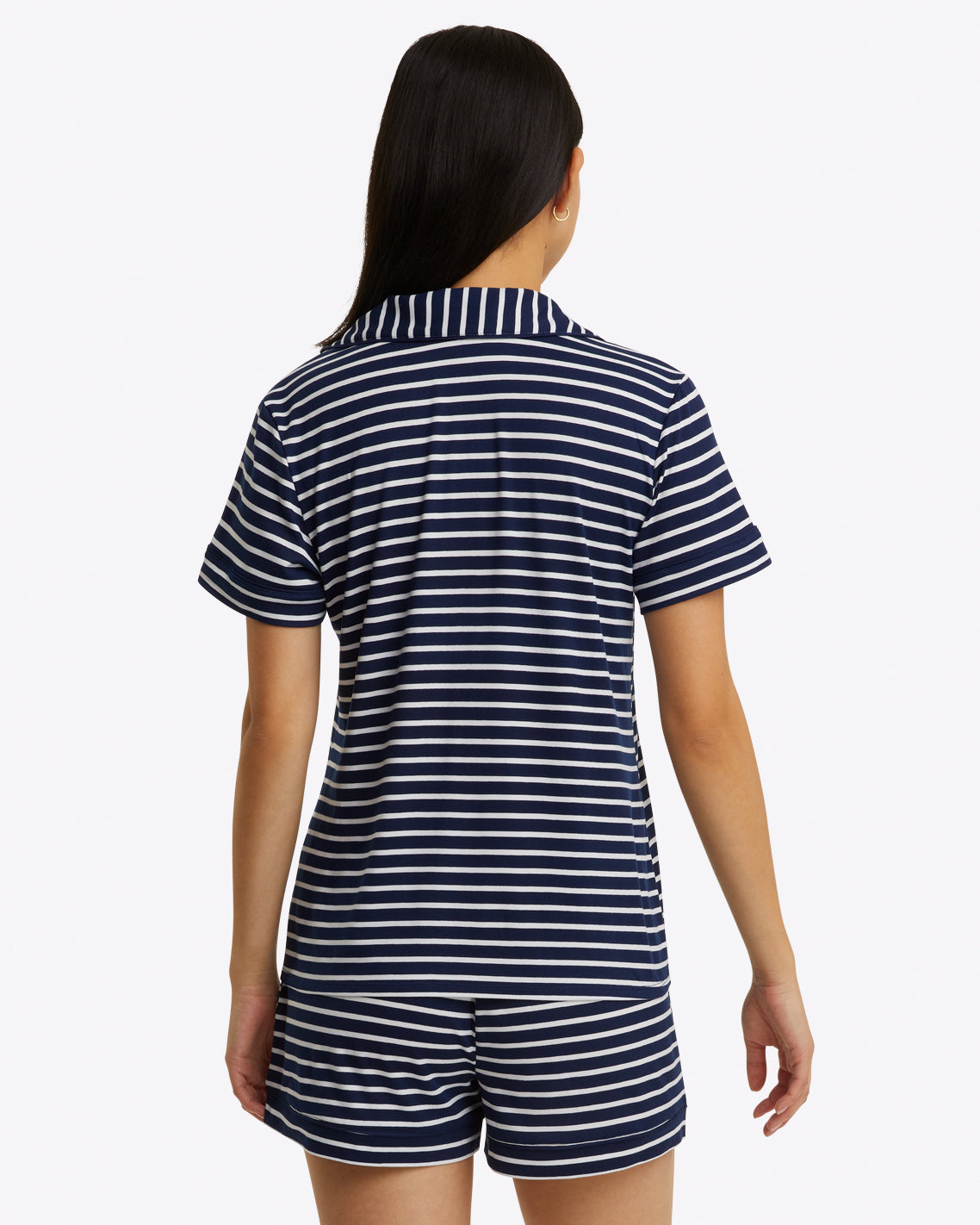 Sara Pajama Set in Nautical Stripe