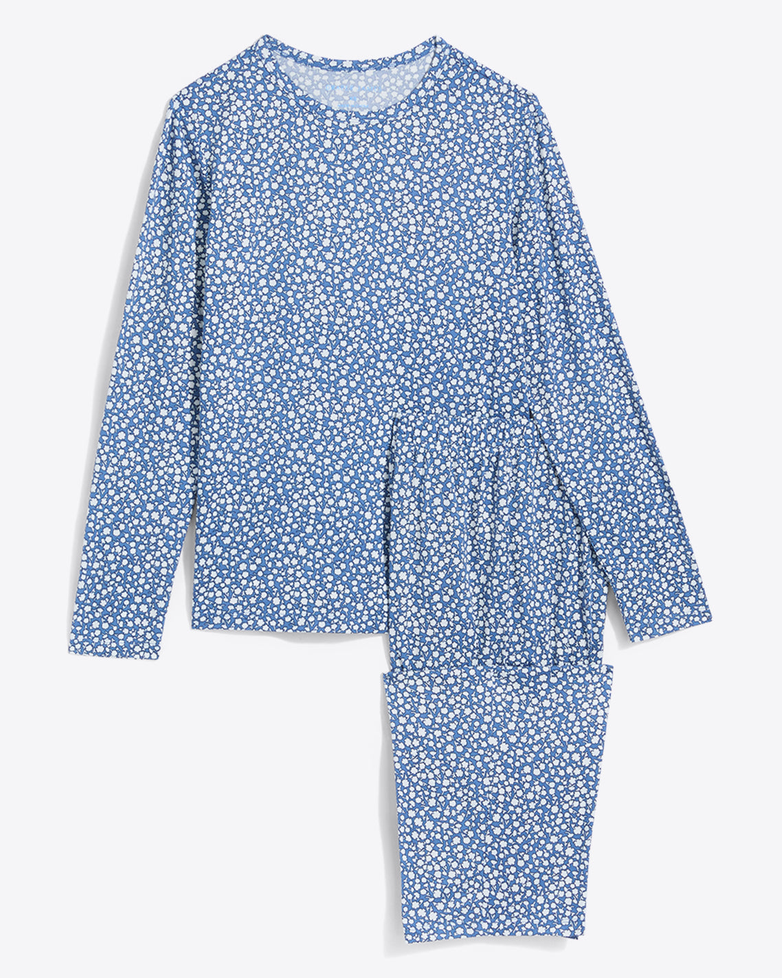 Amelia Pajama Set in Popcorn Ditsy Floral