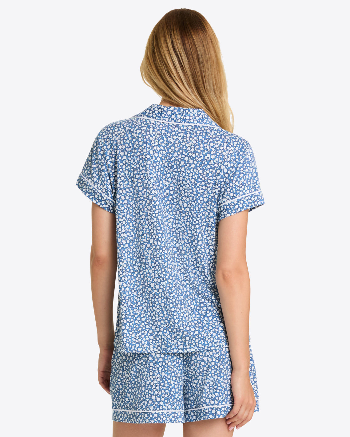 Sara Pajama Set in Popcorn Ditsy Floral