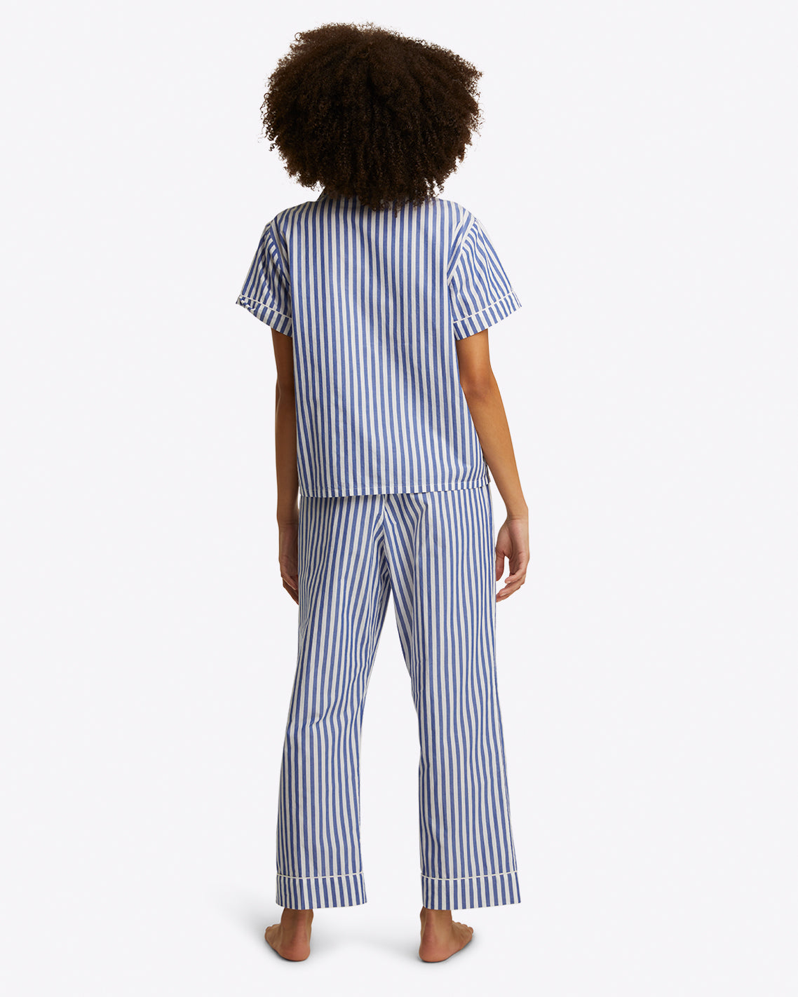 Linda Woven Stripe Pajama Set