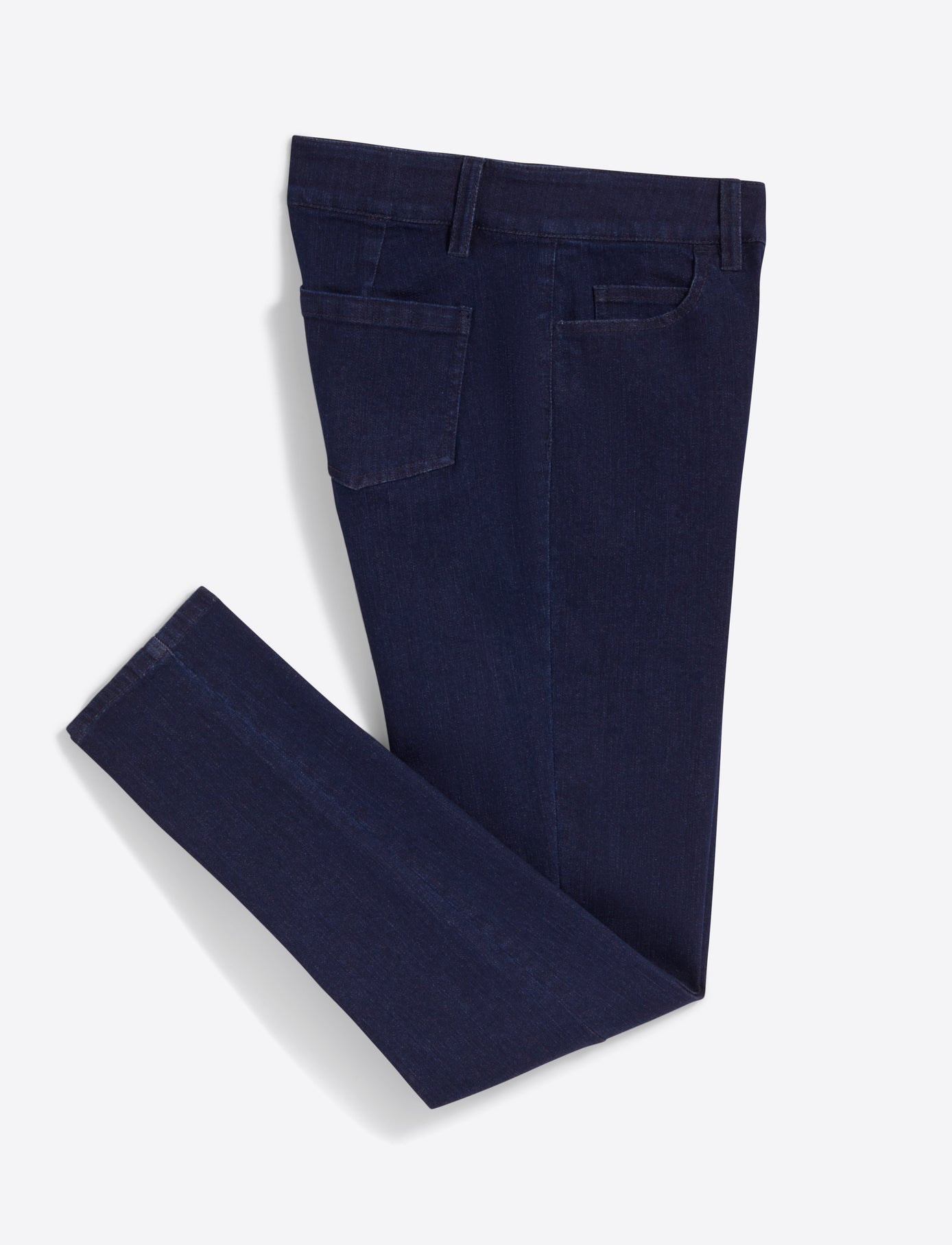 Mid-Rise Slim Jeans in Dark Wash