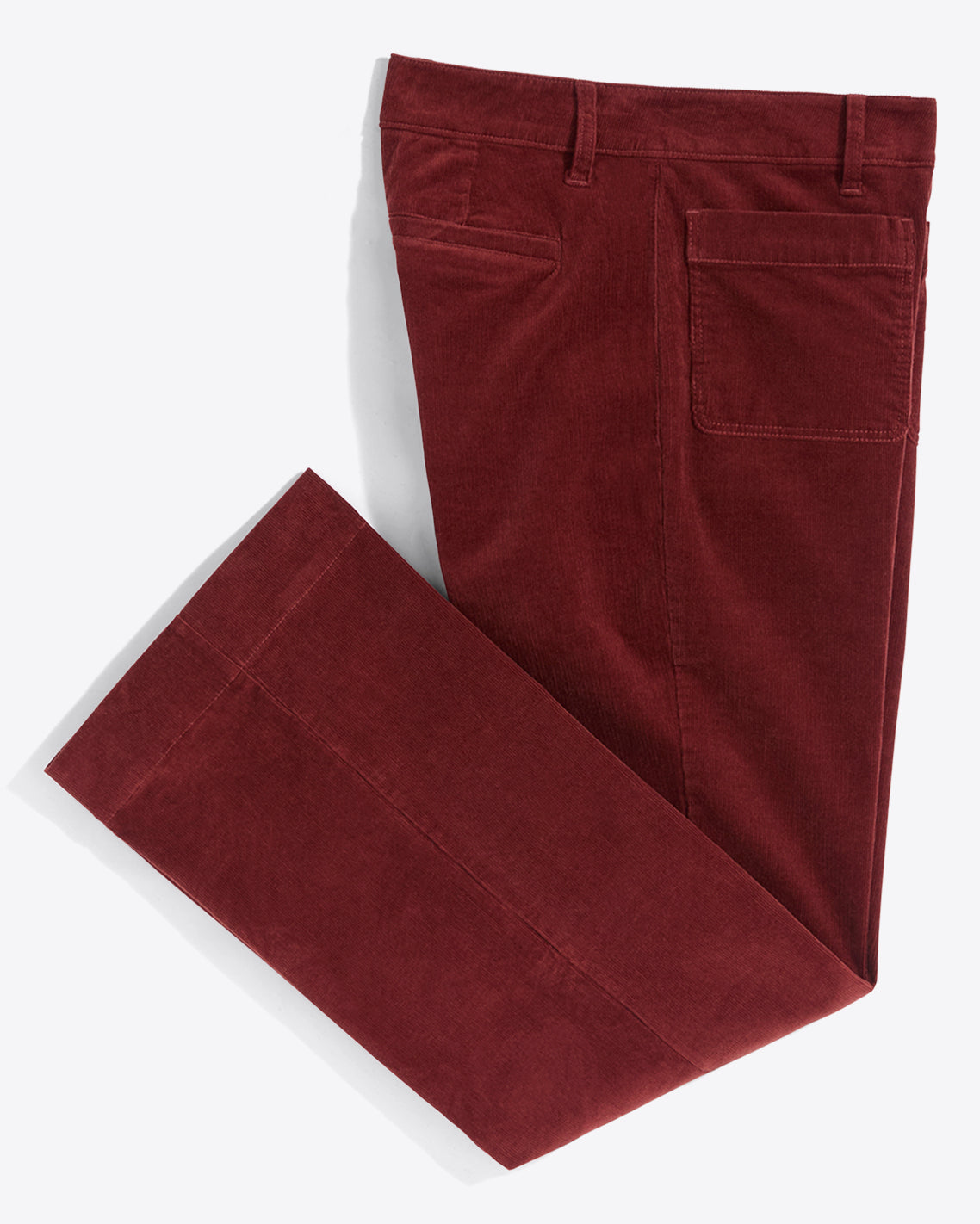 Patch Pocket Corduroy Wide Leg Pant