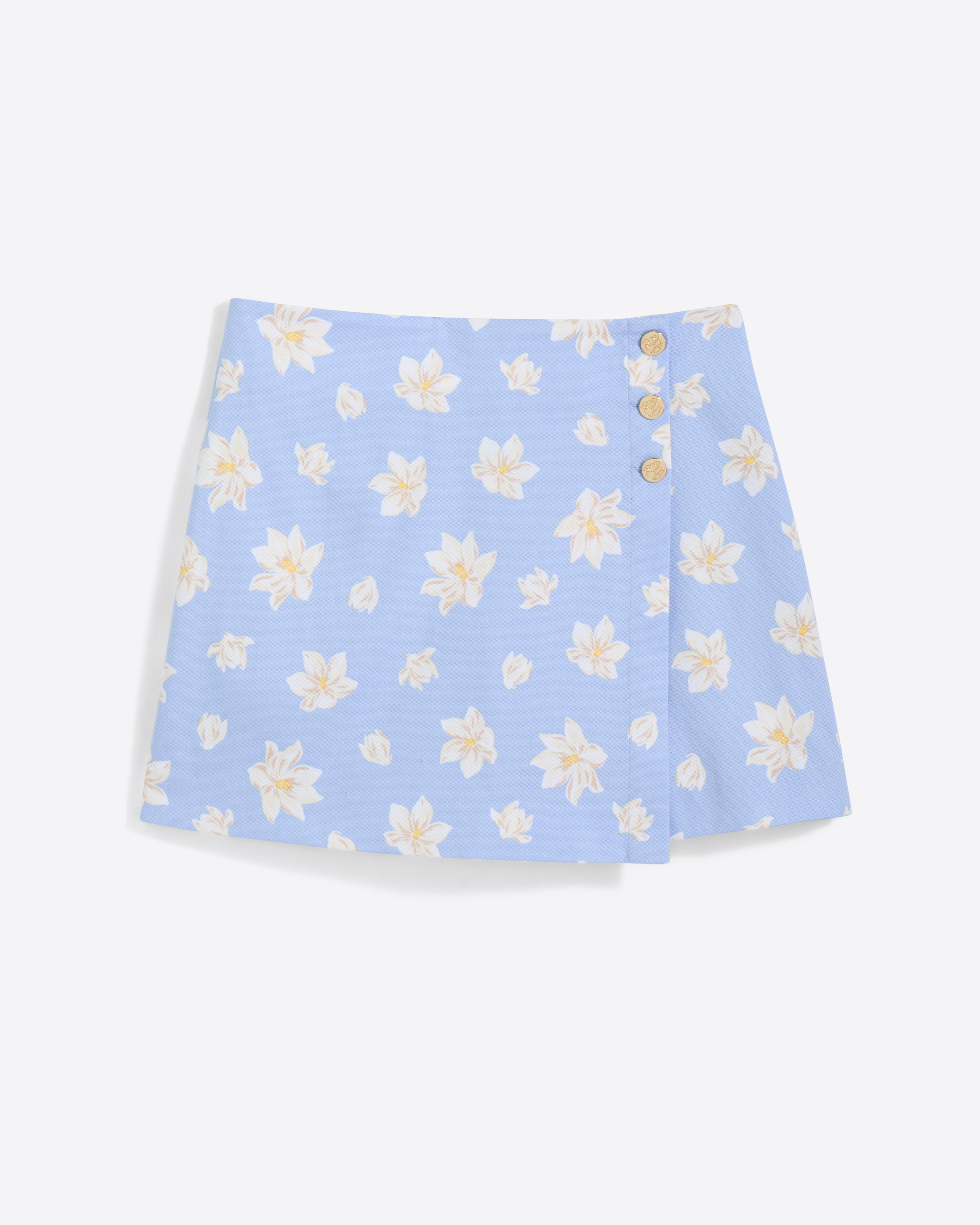 Mini Wrap Skort Pique