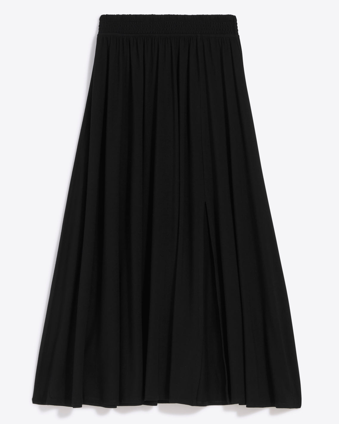 Knit Midi Skirt Black