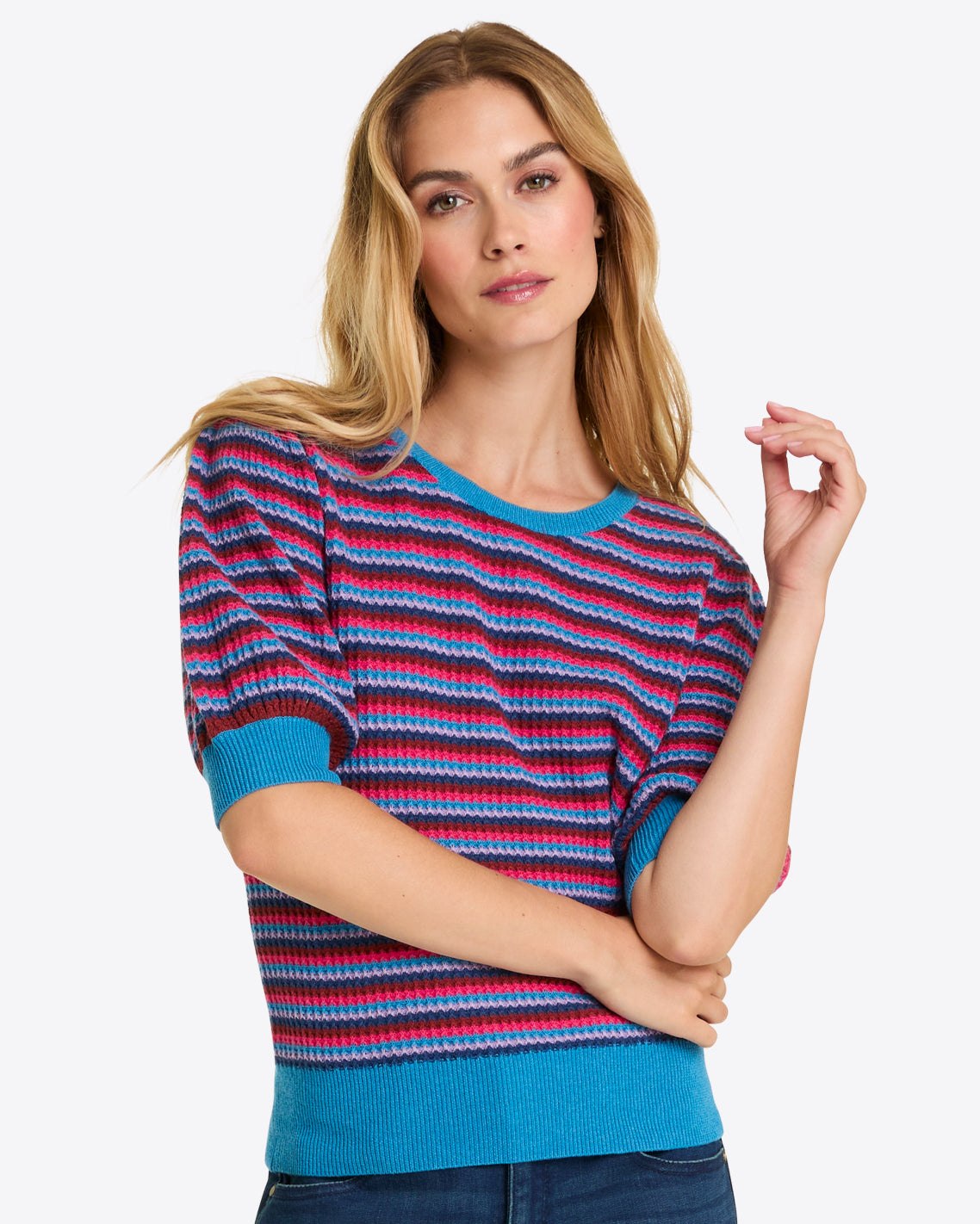 Annabelle Short-Sleeve Sweater