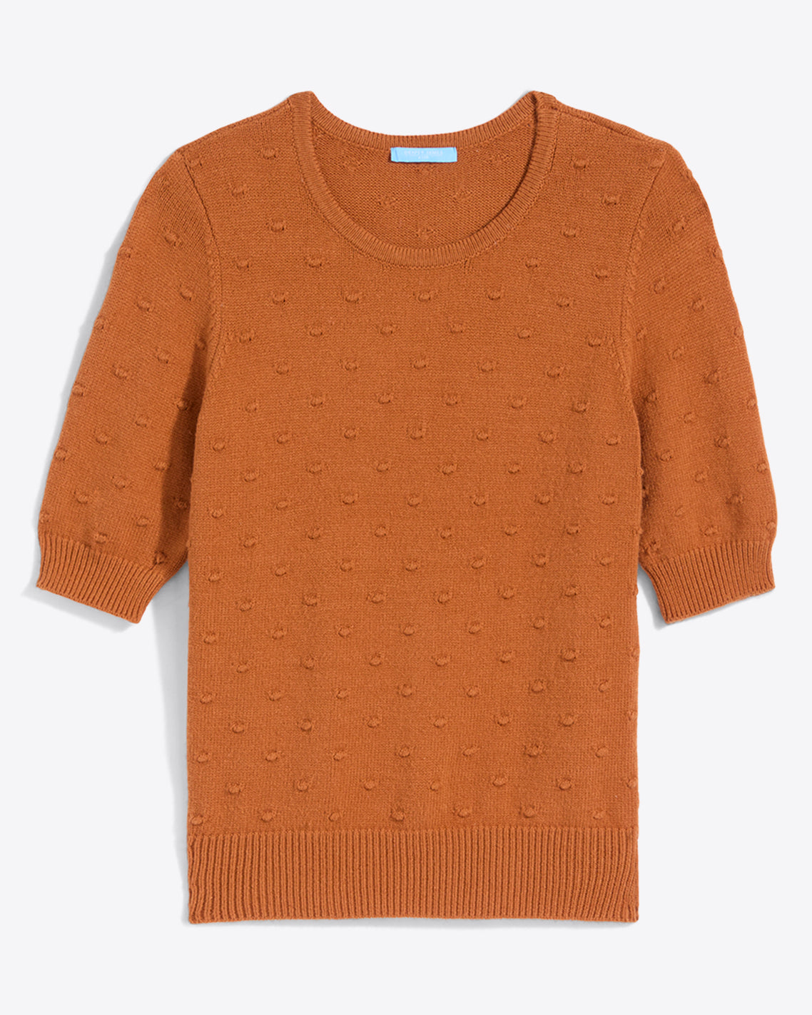 Short Sleeve Popcorn Sweater