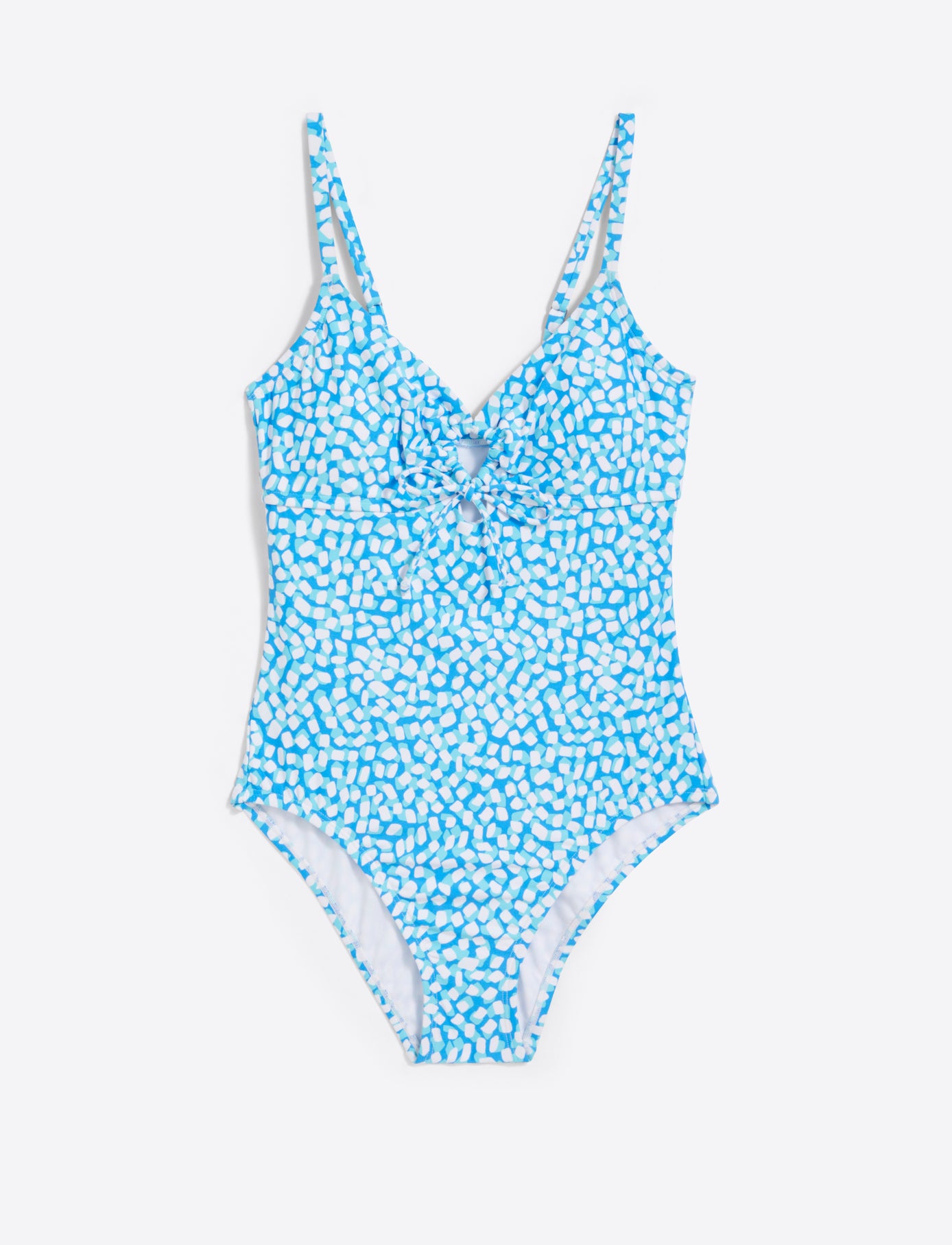 Tie Front One Piece Swimsuit