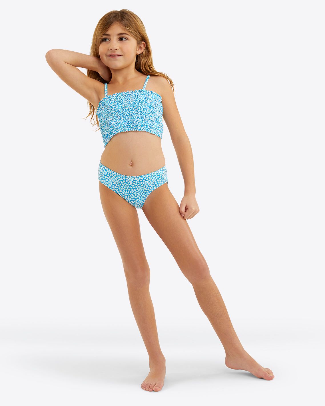 Girls Smocked Bikini