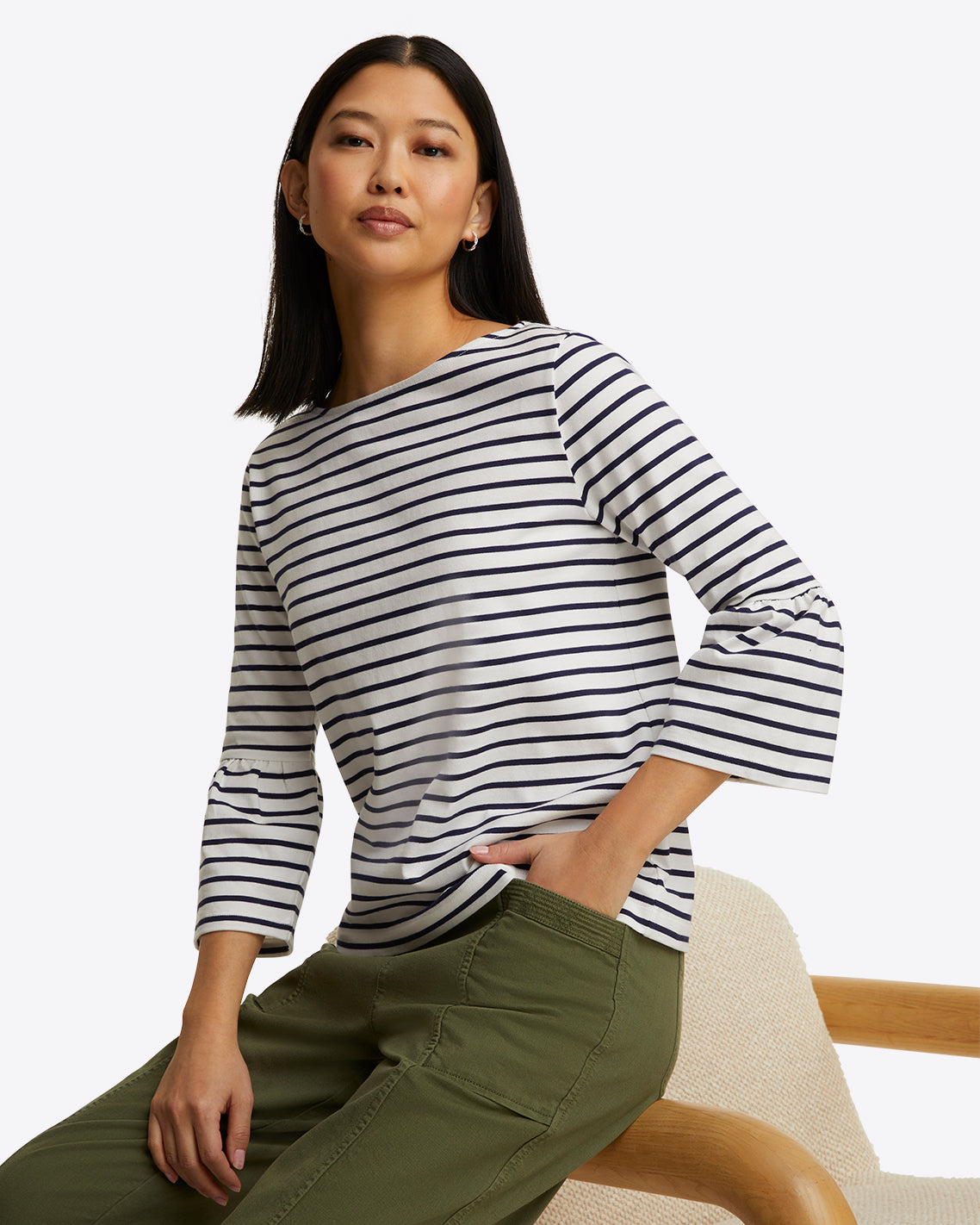 Corey Bell Sleeve Top Cotton