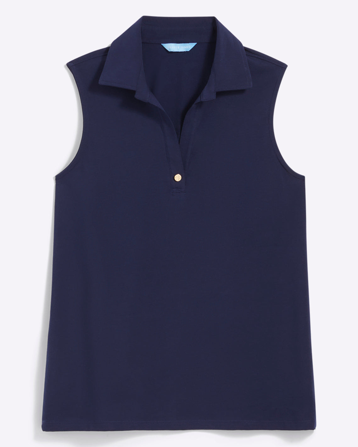 Sleeveless Sport Polo Navy