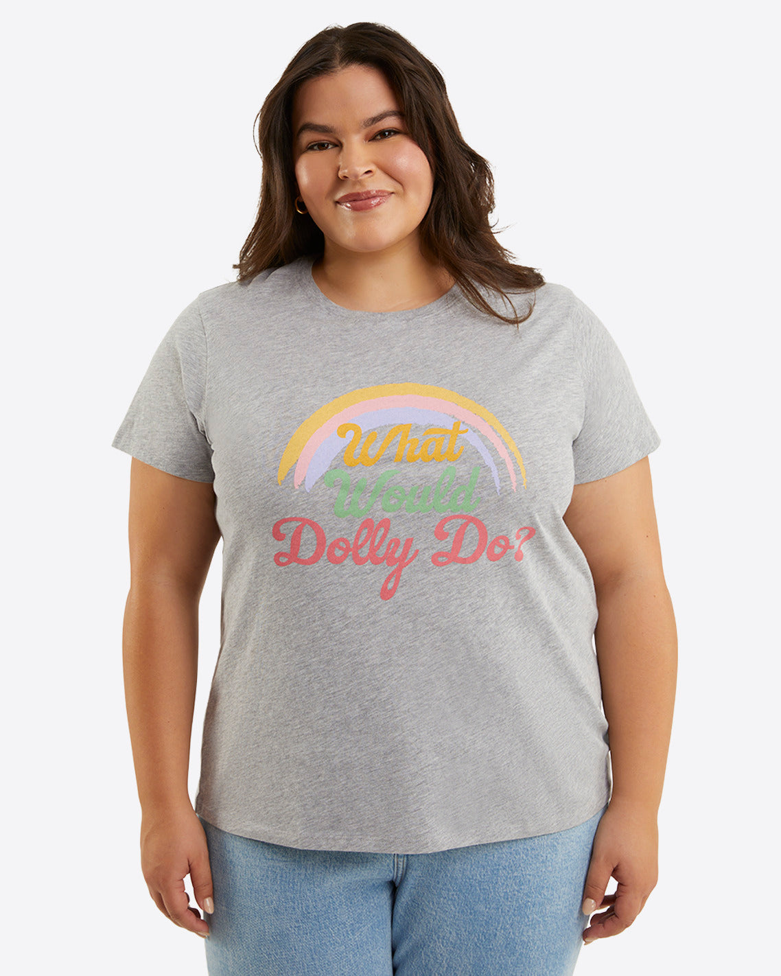 What Would Dolly Do Rainbow T-Shirt