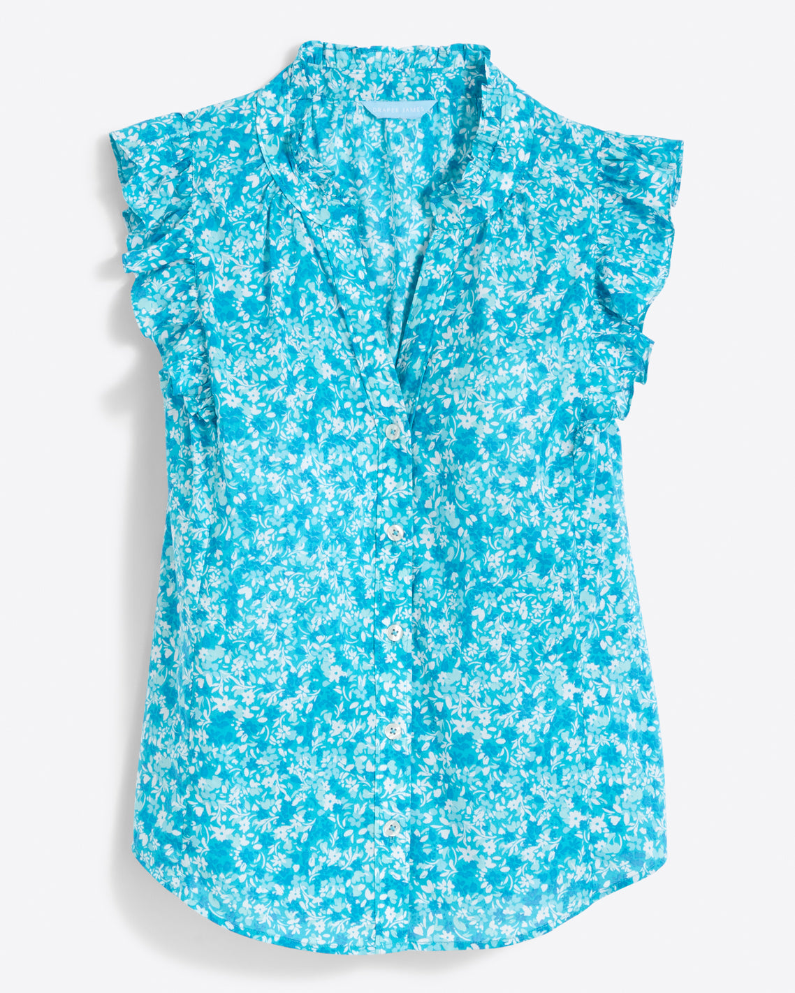 Connie Top in Blue Aster Floral