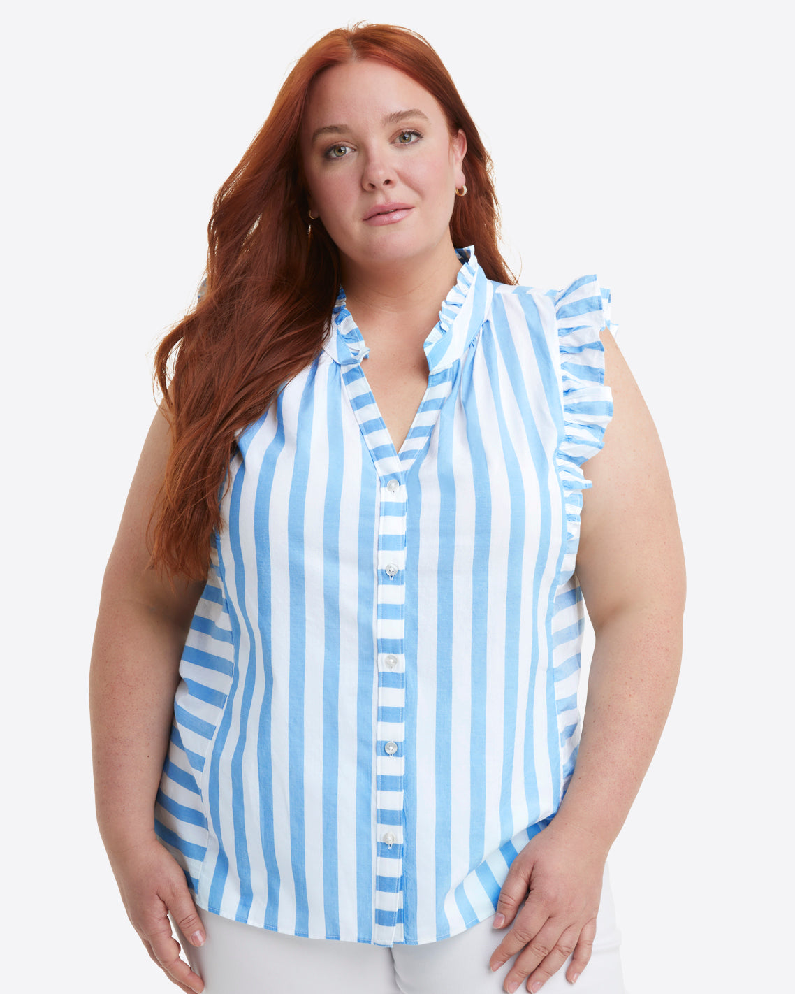 Connie Top in Awning Stripe