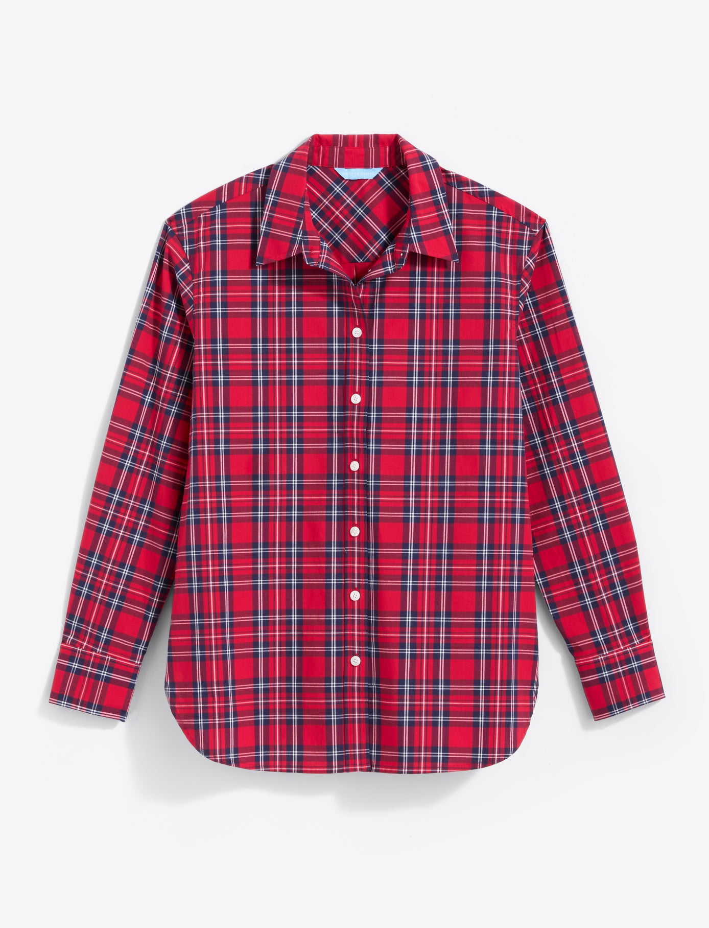 Tanner Buttondown Top in Angie Plaid