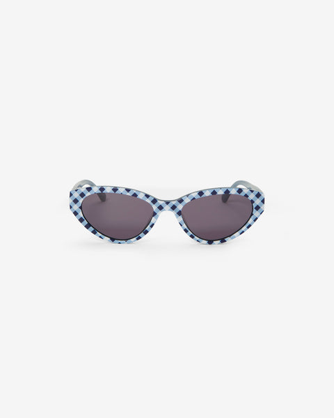 Sunglasses in Navy Gingham – Draper James display picture 3