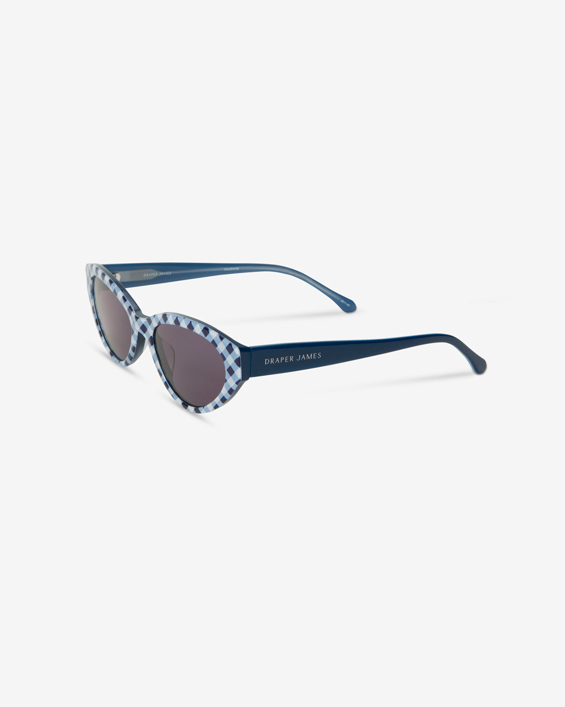 Sunglasses in Navy Gingham