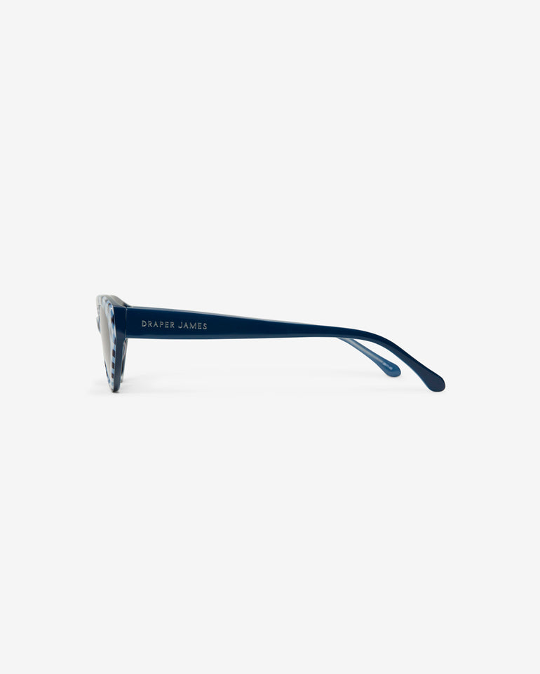 Sunglasses in Navy Gingham
