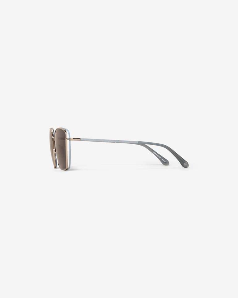Sunglasses in Blue Silver