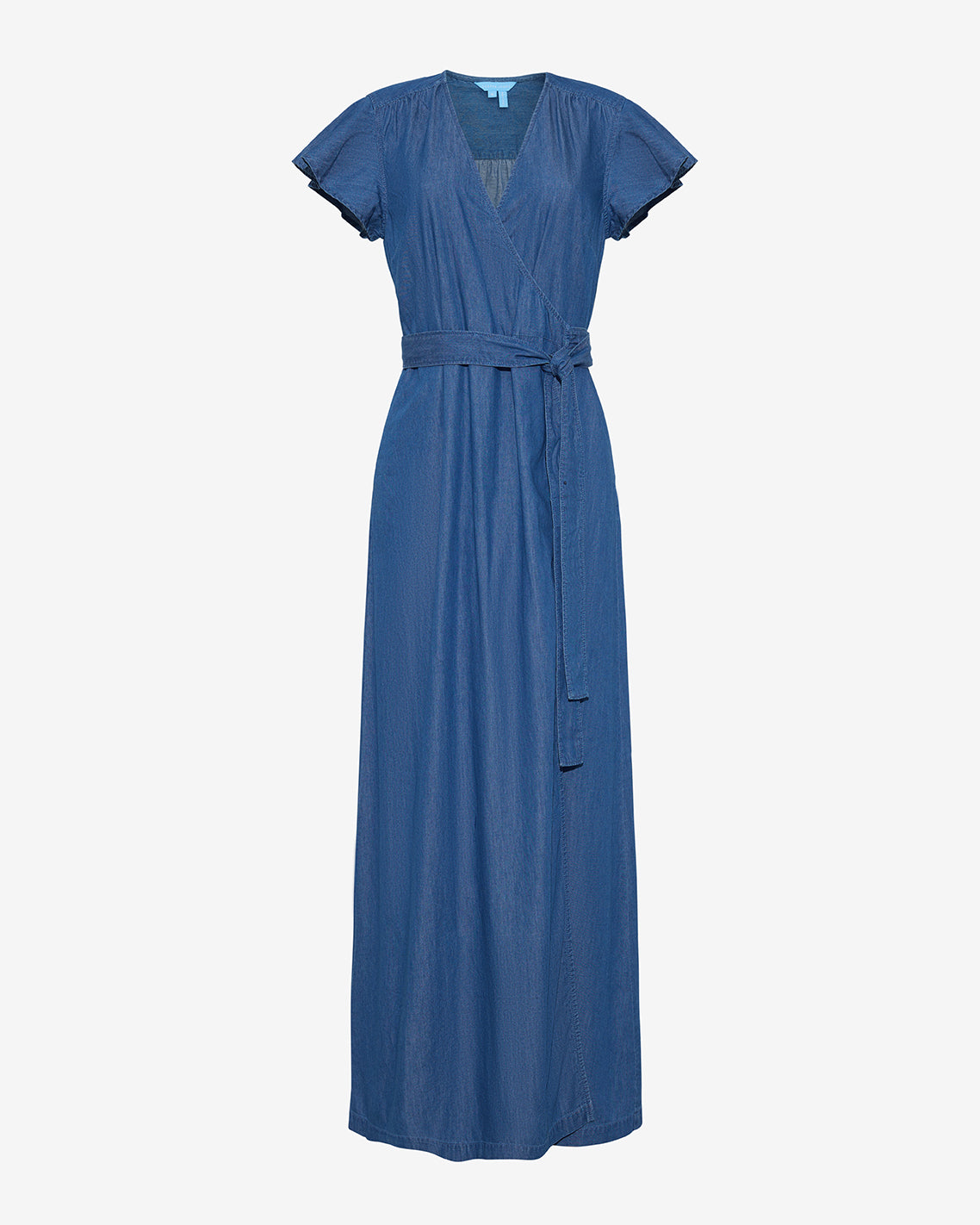 Reagan Denim Maxi Dress in Medium Wash | Color - Medium Wash / 6