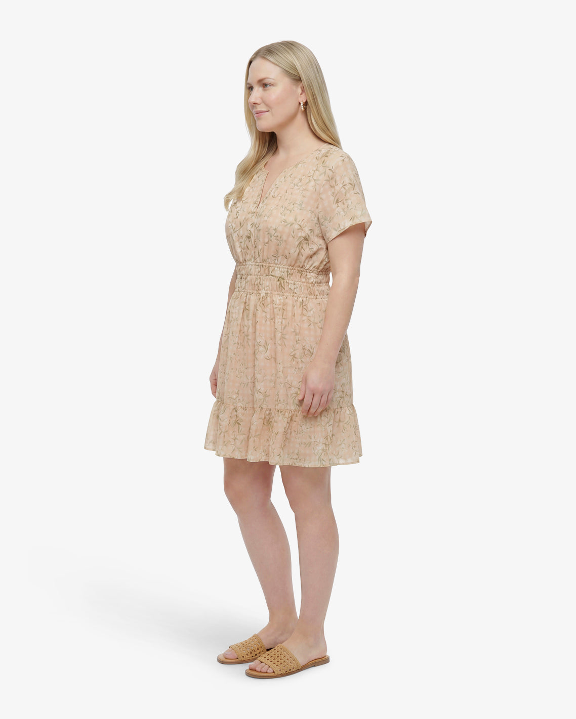 Wilson Mini Dress in Floral Rattan