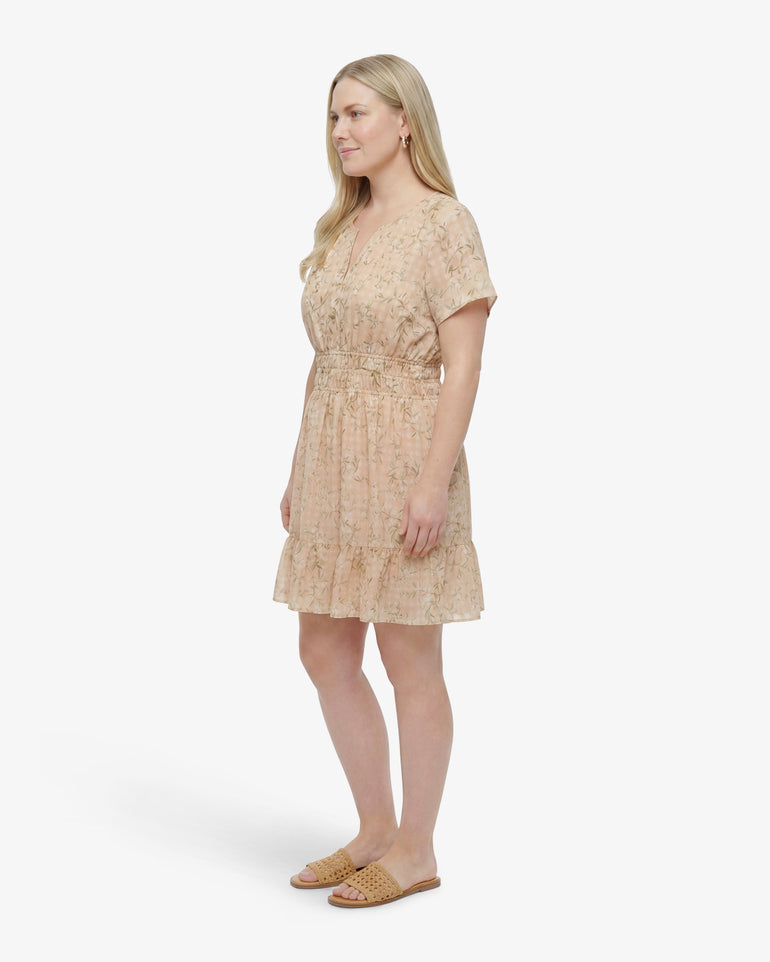 Wilson Mini Dress in Floral Rattan