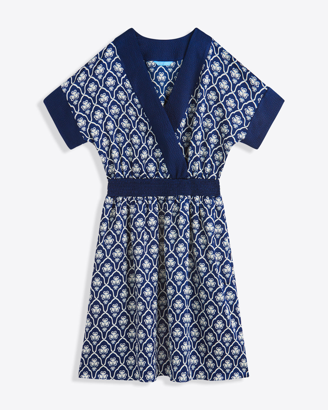 Colleen Short Sleeve Wrap Dress in Clover Field Draper James Colleen Short Sleeve Wrap Dress in Clover Field Draper James