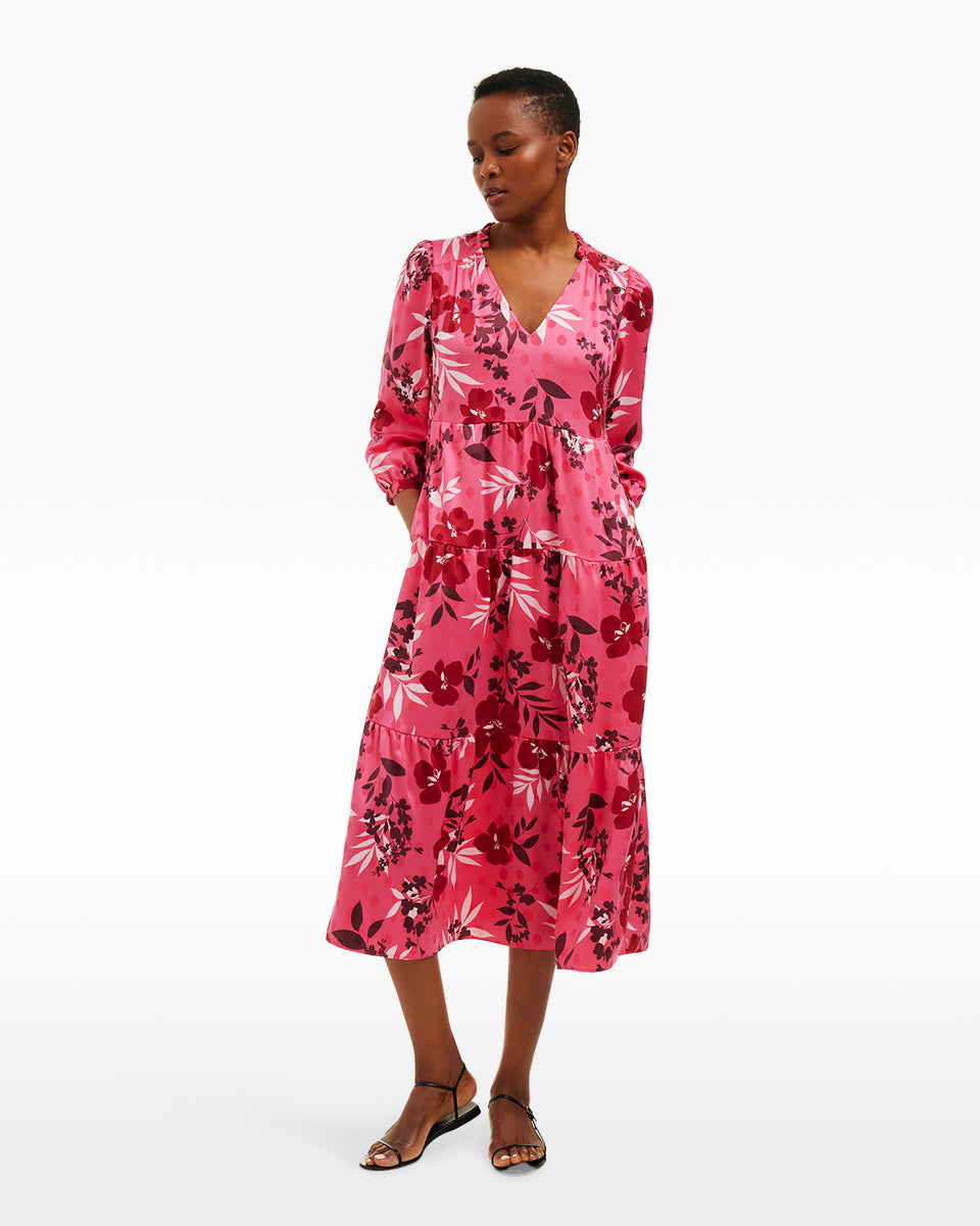 Katie Midi Dress in Spring Floral – Draper James