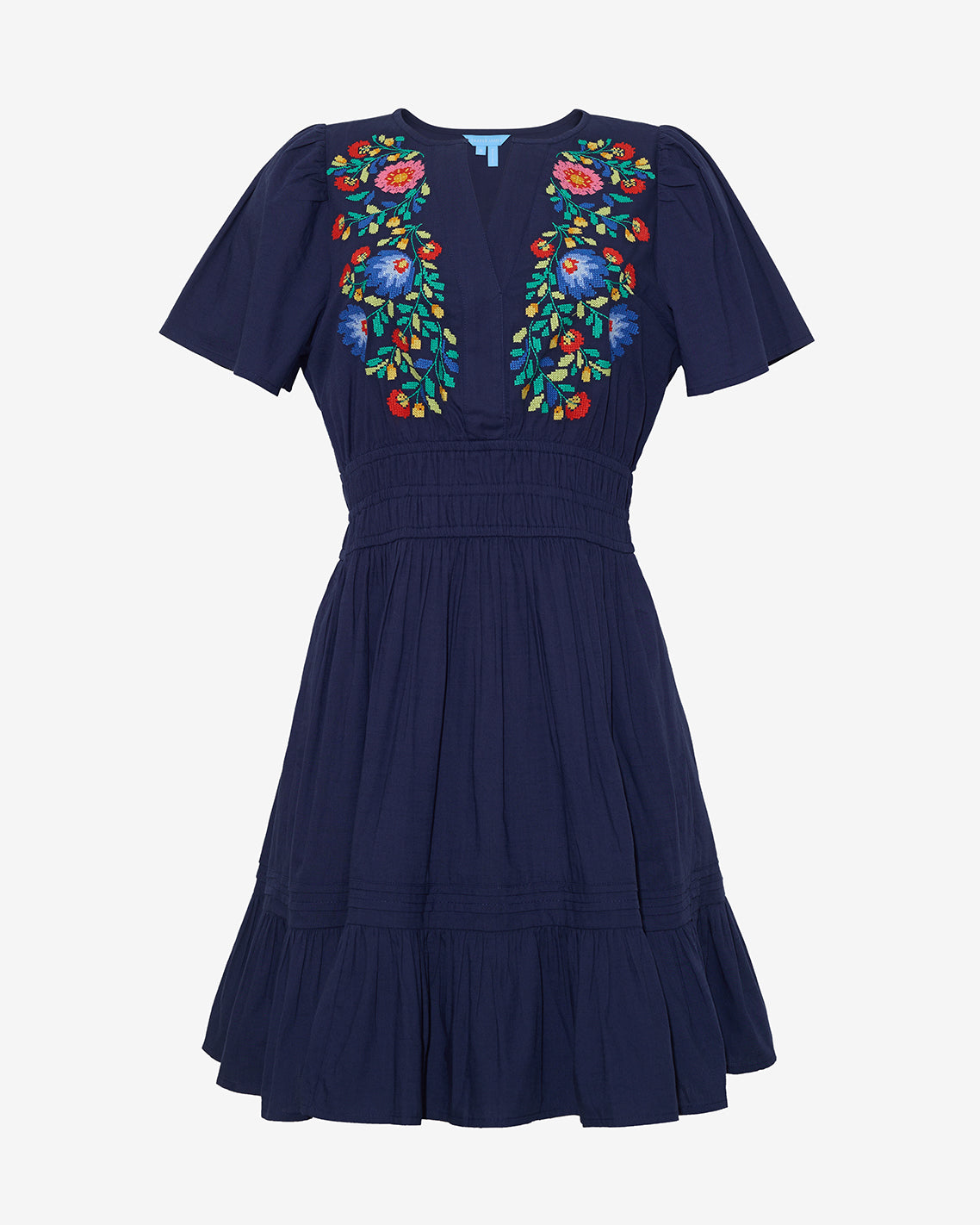 Wilson Mini Dress with Floral Embroidery – Draper James