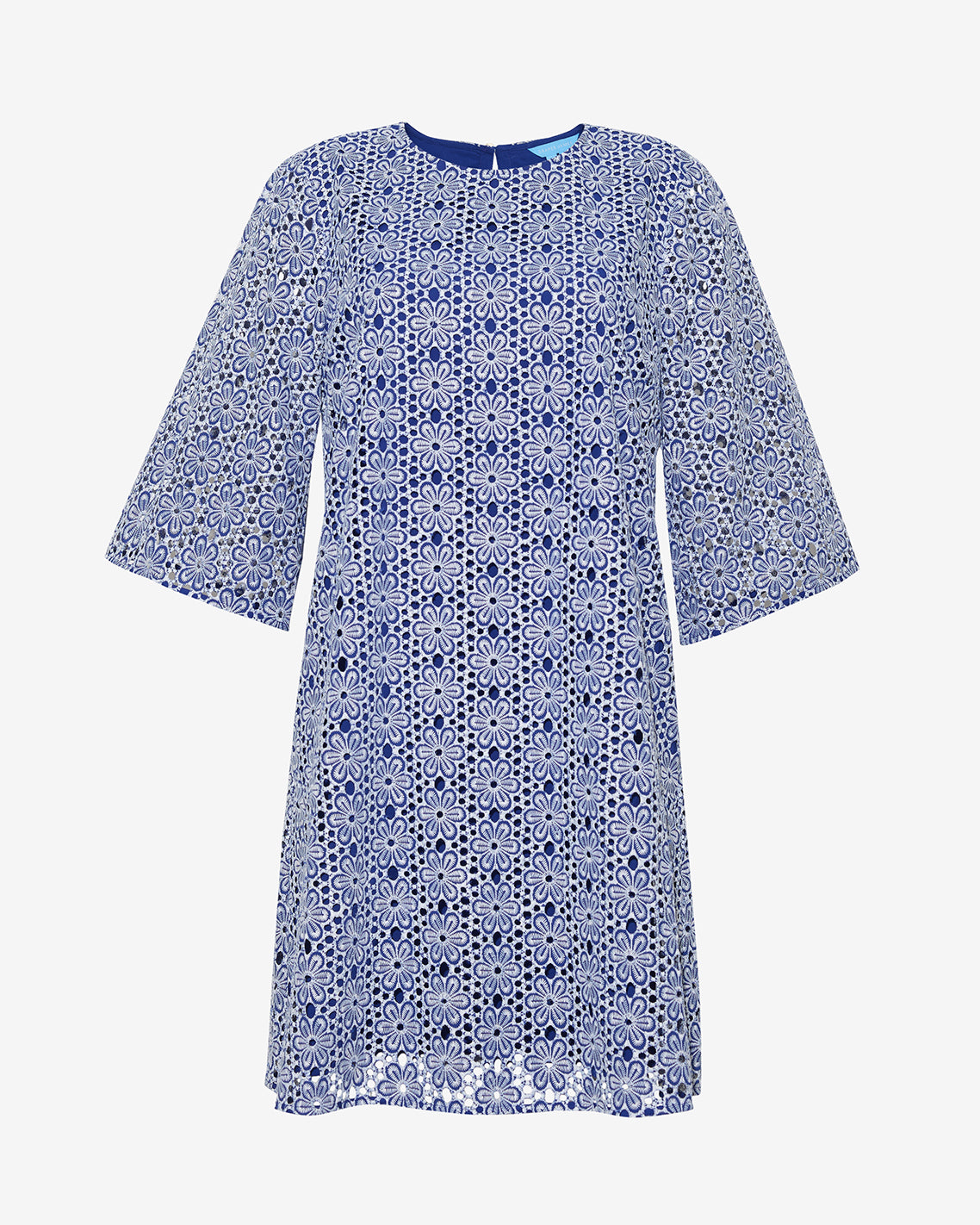 Carolyn Bell Sleeve Mini Dress in Daisy Lace