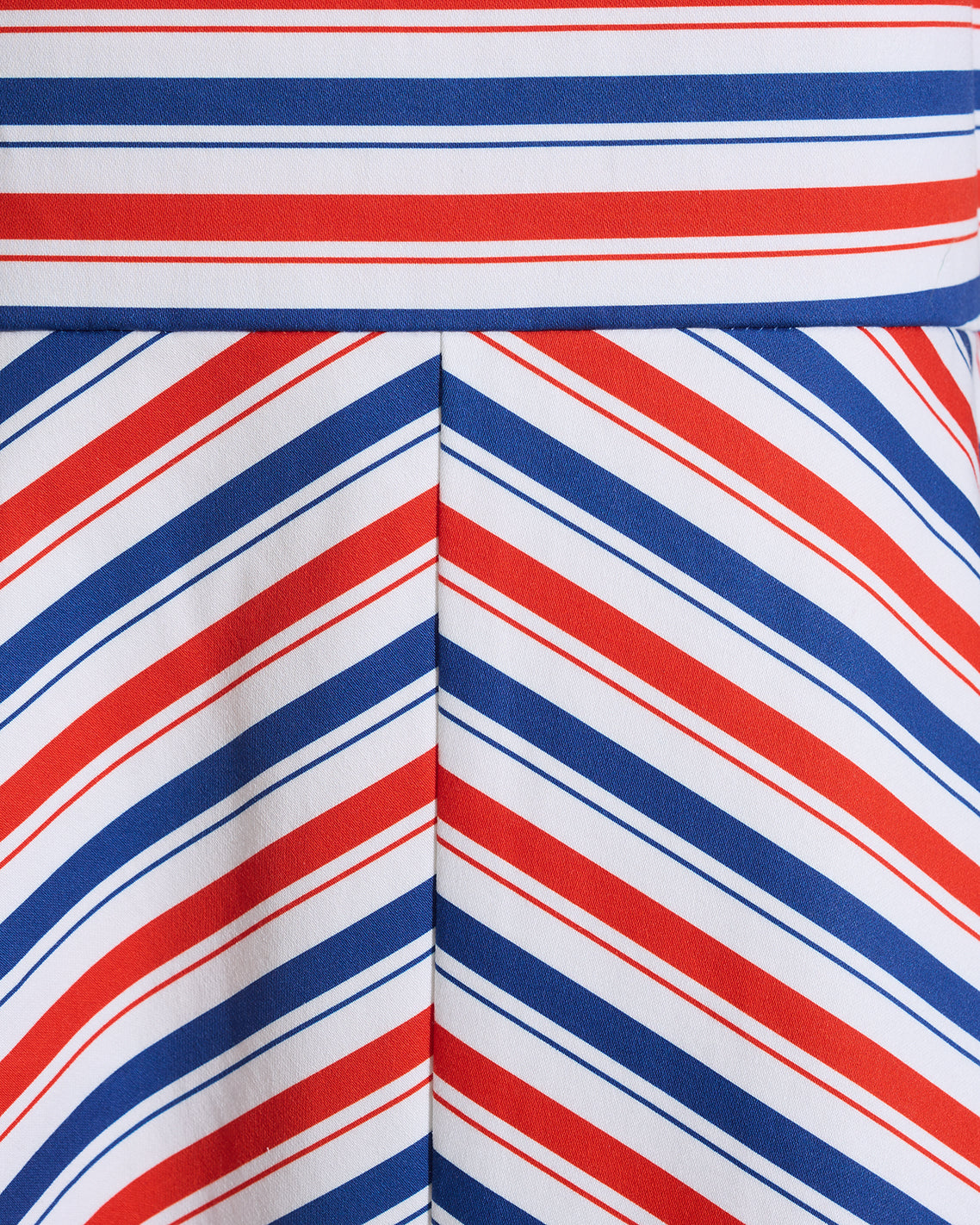 Angela Love Circle Midi Dress in Americana Stripes