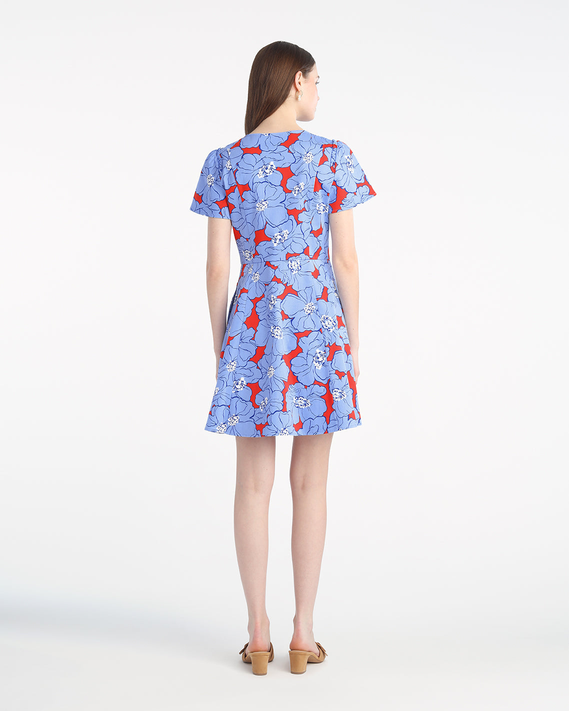 Mae Love Circle Mini Dress in Floating Floral | Color - Floating Floral / 14