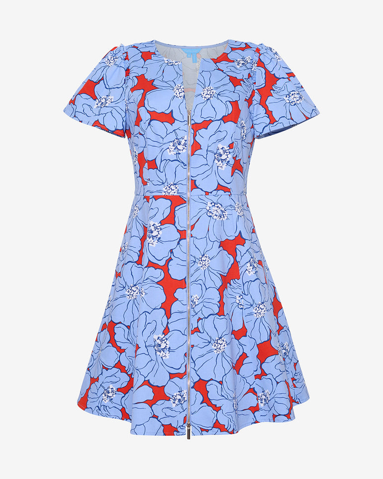 Mae Love Circle Mini Dress in Floating Floral