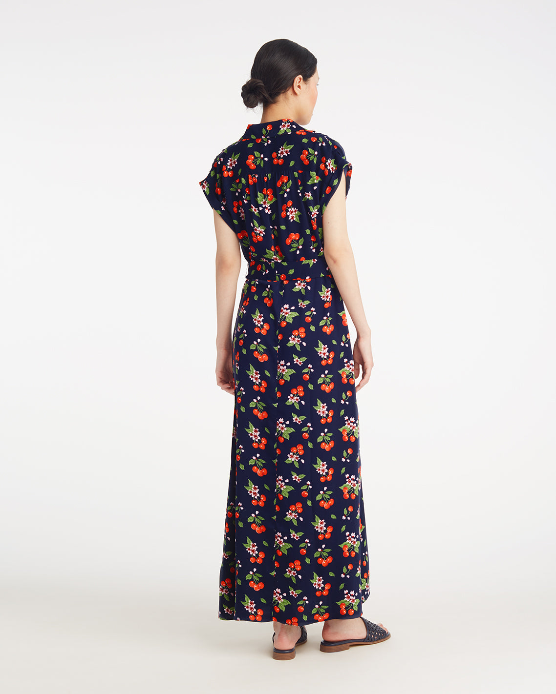 Devin V-Neck Midi Dress in Cherry Blossom (PRE ORDER | SHIP BY 6/9)*