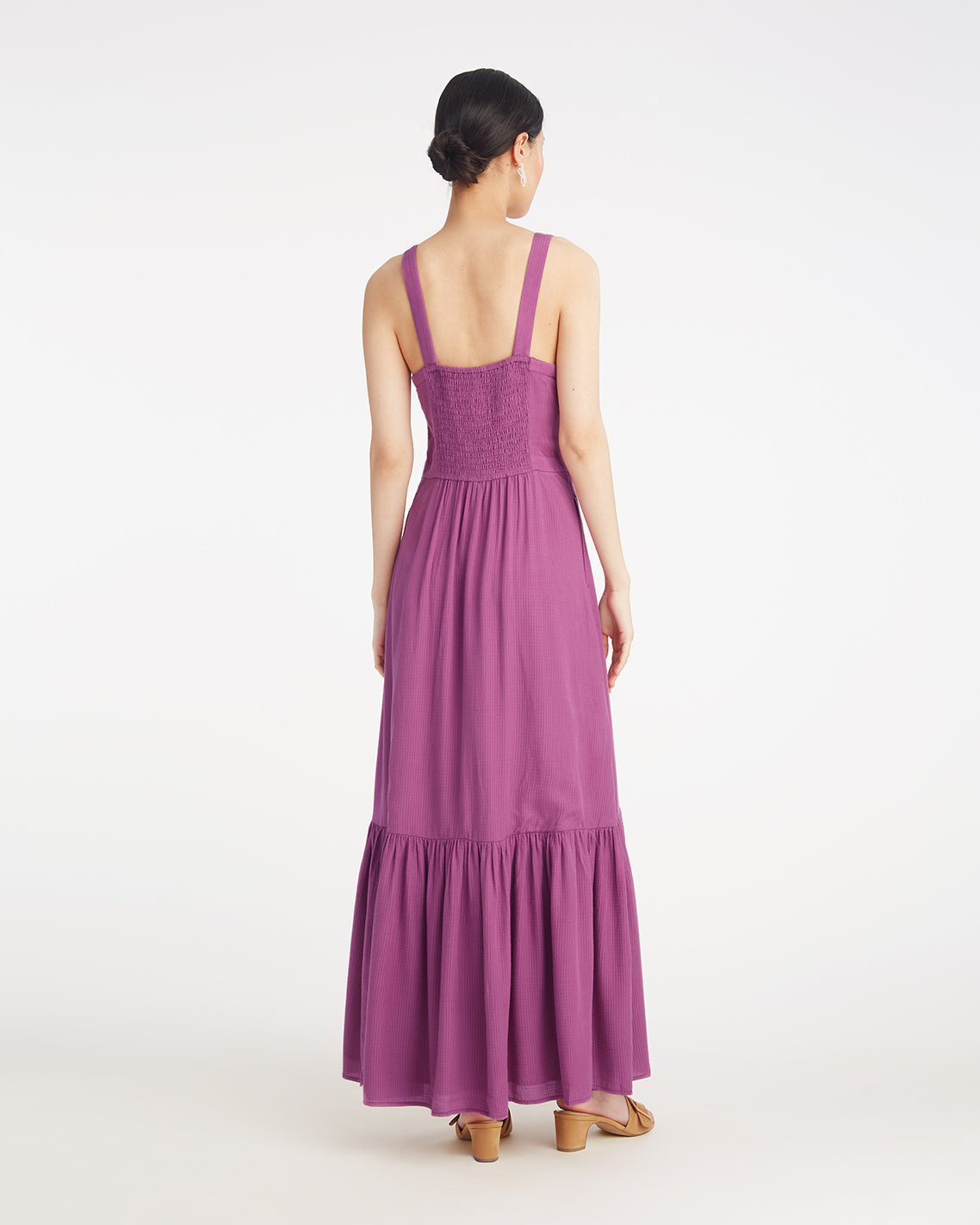 Brynn Sleeveless Midi Dress in Amethyst | Color - Purple / XL | Draper James Brynn Sleeveless Midi Dress in Amethyst | Color - Purple / XL | Draper James