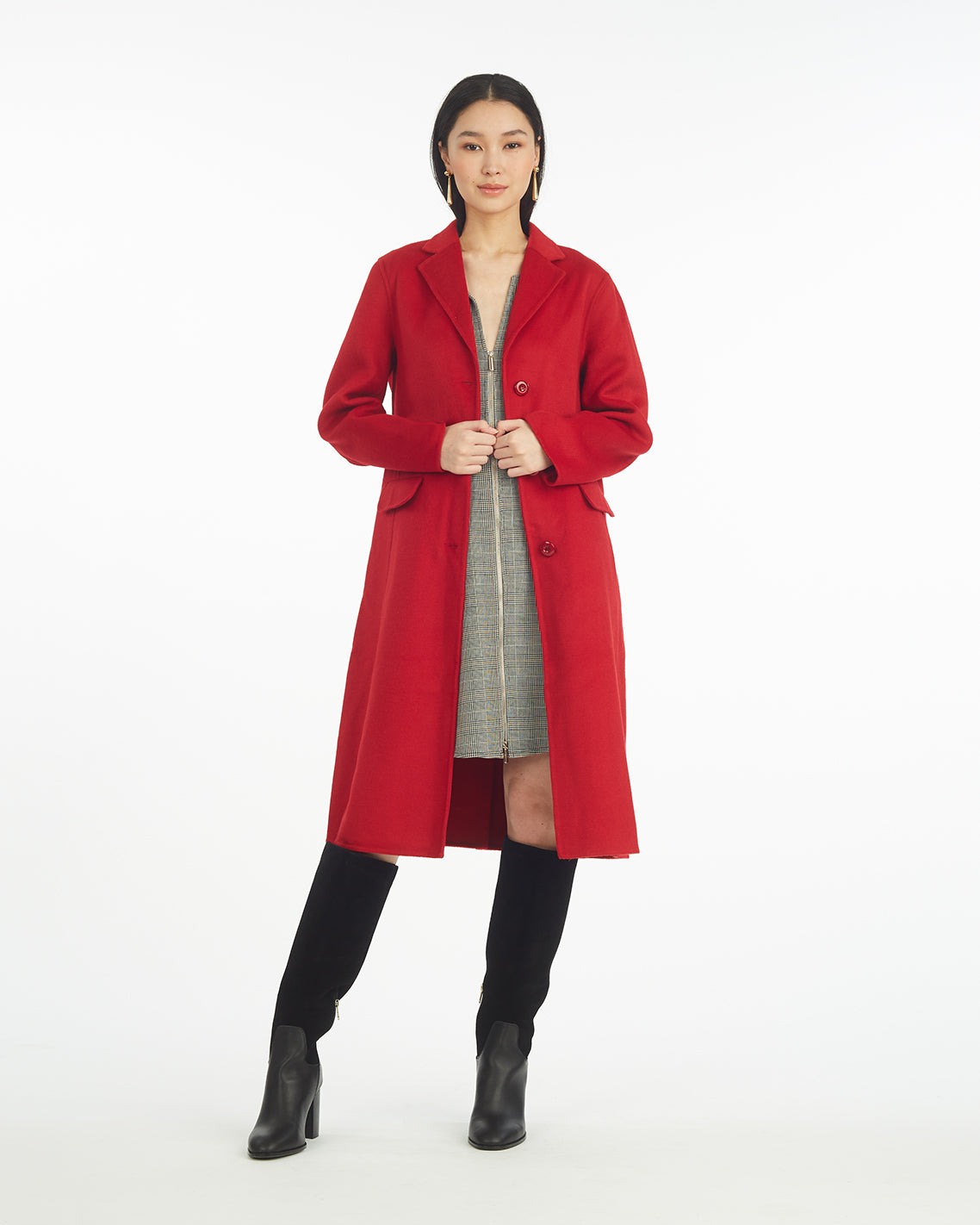 Woods Coat in Red