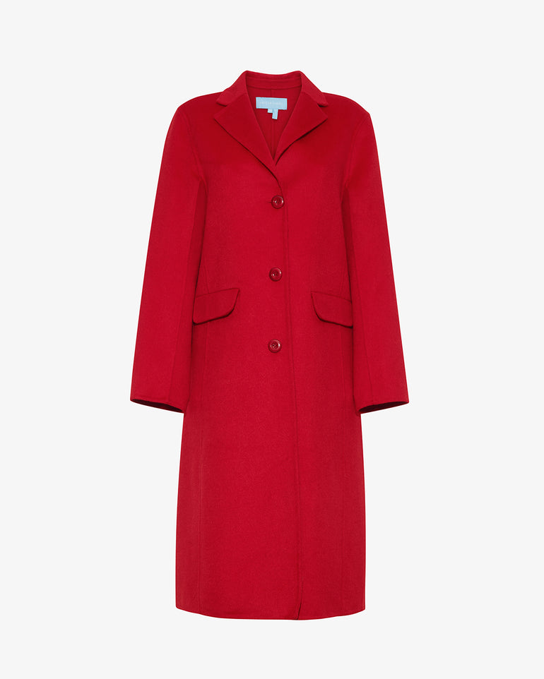 Woods Coat in Red