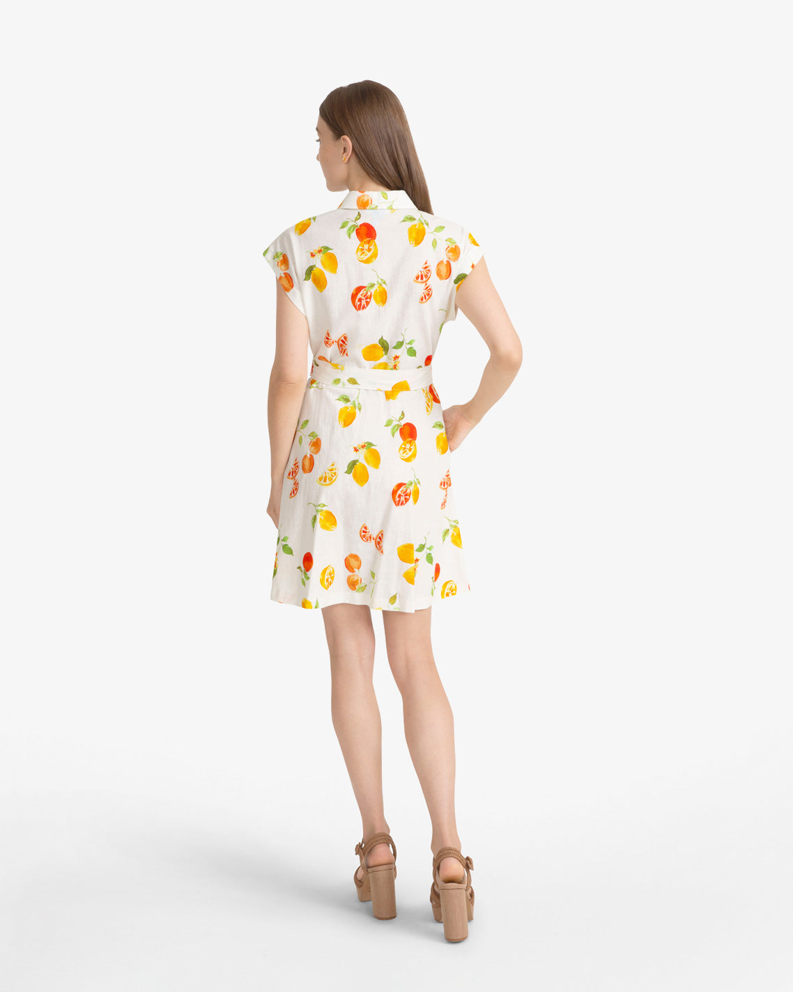 Trisha Citrus Print Dress