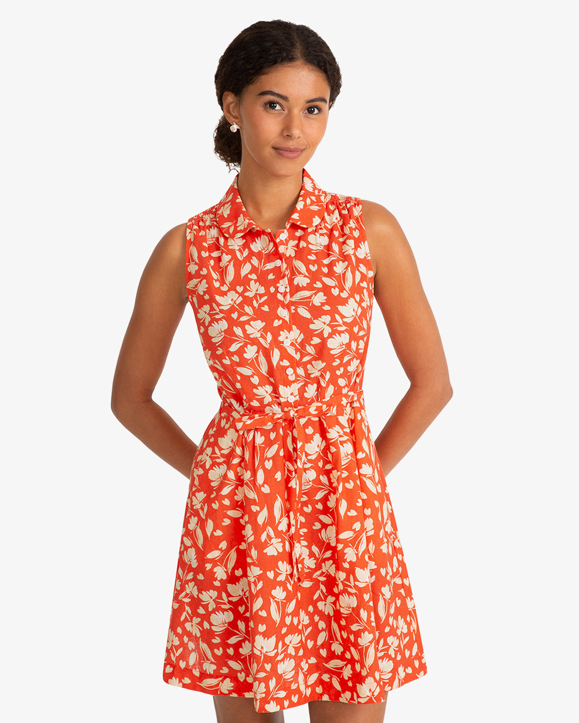 cyrus mini dress Cyrus Mini Dress in Floral Poppy | Color - Red / XL