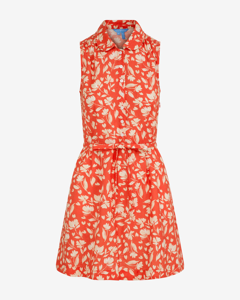Cyrus Mini Dress in Floral Poppy