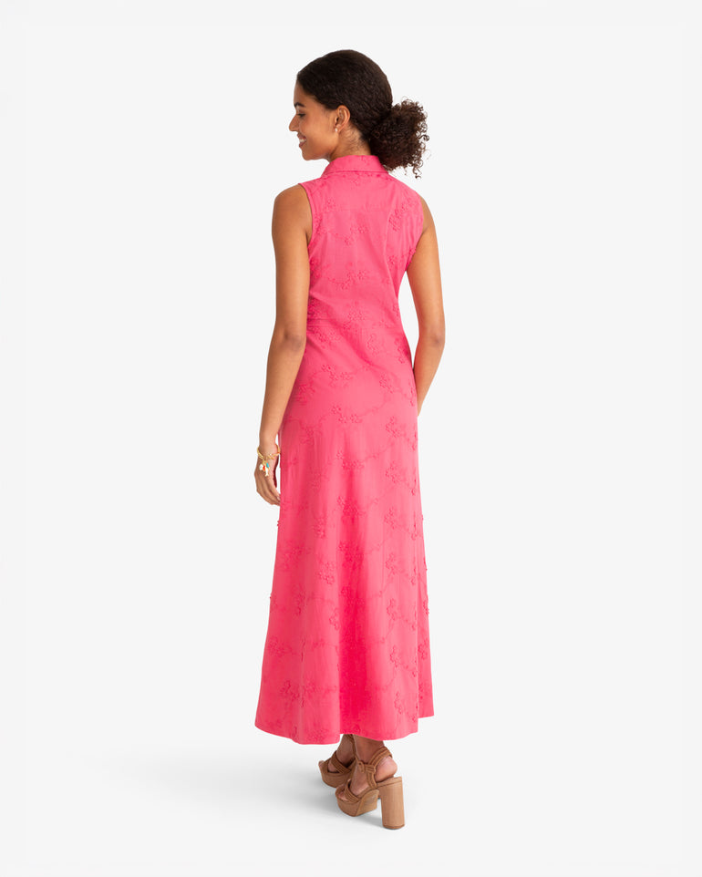 Evangeline Dress in Dimensional Flower