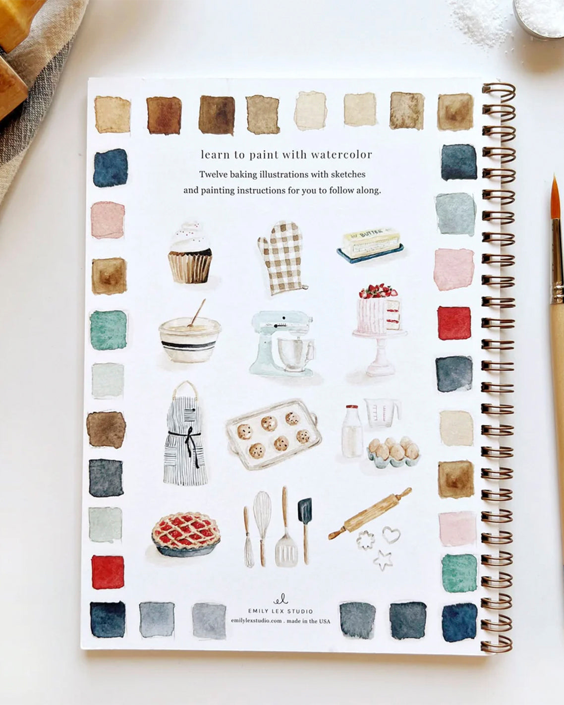 Baking Watercolor Workbook