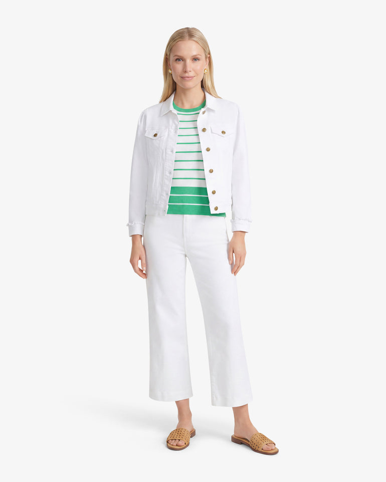 White Denim Jacket