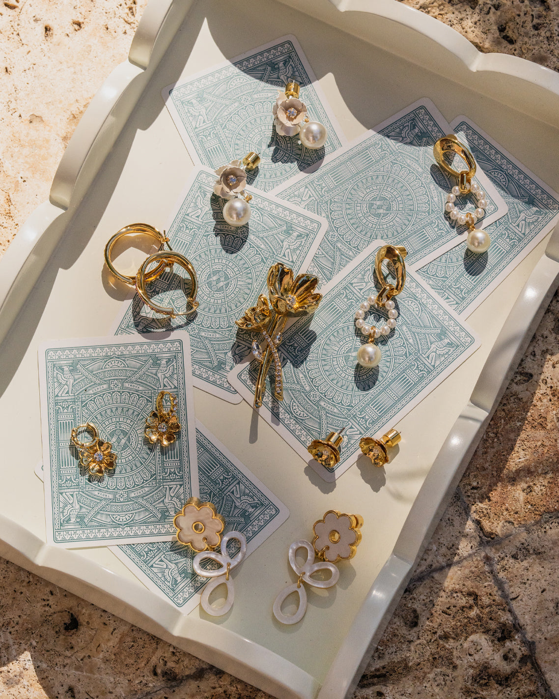 Acetate Petal Earrings