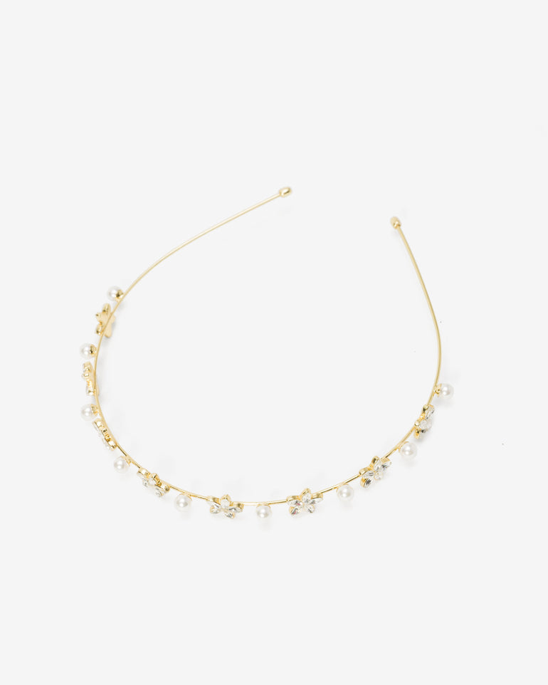Crystal & Pearl Headband