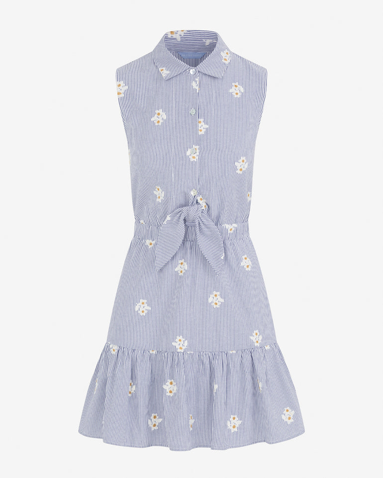 Laken Tie Waist Stripe Dress